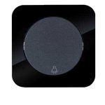 کلید و پریز آدا پلکسی مشکی دلند پلاس /شاسی راه پله(مکانیزم+قاب)