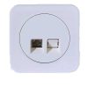آدا پلکسی سفیددلند پلاس،سوکت شبکه cat6(مکانیزم+قاب)