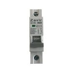 کلید مینیاتوری یک پل برند زاویر مدل MCB-1P+N / 20 آمپر