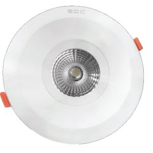 چراغ سقفى 7 وات لنزدار گرد توکارCOB برند EDC
