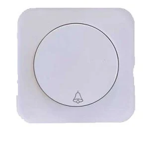 کلید و پریز آدا پلکسی سفید دلند پلاس /شاسی زنگ(مکانیزم+قاب)