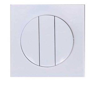 آوا پلکسی سفید دلند پلاس/کلید سه پل (مکانیزم+قاب)