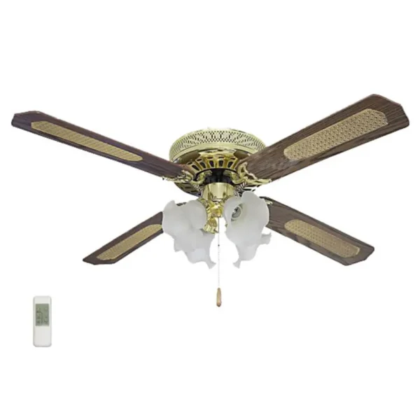 پنکه سقفی لوستری کنترل دار طاها مدل CF9524C