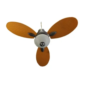 پنکه سقفی لوستری مدرن طرح حصیر