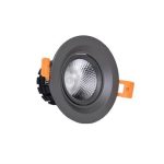 چراغ هالوژن توکار گرد 7 وات برند ستاره شمال