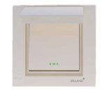 کلید و پریز آسا کرم دلند پلاس /کلید یک پل بارانی توکار