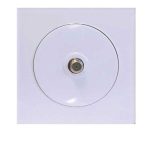 آوا پلکسی سفید دلند پلاس/فیش آنتن sat (مکانیزم+قاب)