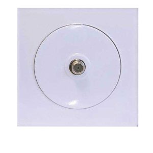 آوا پلکسی سفید دلند پلاس/فیش آنتن sat (مکانیزم+قاب)