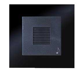 کلید و پریز مدل آسا پلکسی مشکی برند دلند(مکانیزم +قاب ) / زنگ ملودی