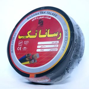 کابل افشان 0/5*2 رسانا تک - حلقه 100 متری