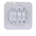 کلید و پریز آدا پلکسی سفید دلند پلاس /کلیدکولر(مکانیزم+قاب)