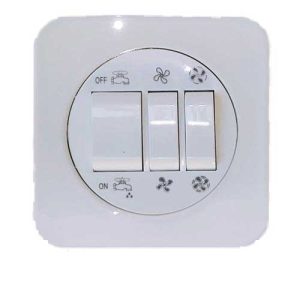 کلید و پریز آدا پلکسی سفید دلند پلاس /کلیدکولر(مکانیزم+قاب)