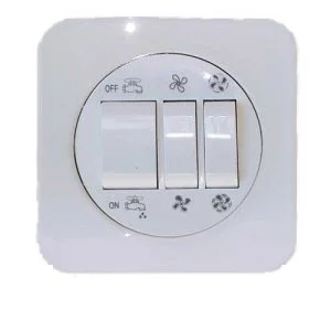 کلید و پریز آدا پلکسی سفید دلند پلاس /کلیدکولر(مکانیزم+قاب)