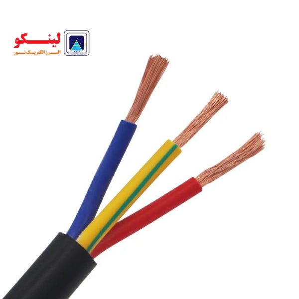 کابل افشان مسی 3 در 1.5 البرز الکتریک نور لینکو