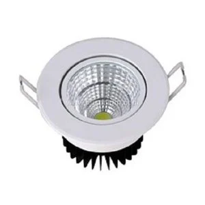 چراغ سقفی توکار 6 وات بدنه آلومینیومی برند افراتاب