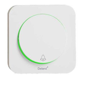 کلید و پریز آدا سفید دلند پلاس /آدا،شاسی زنگ(مکانیزم+قاب)