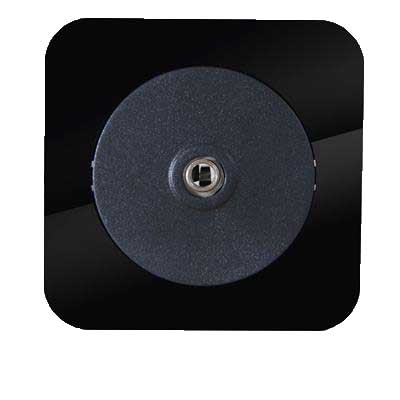 کلید و پریز آدا پلکسی مشکی دلند پلاس /فیش آنتن(مکانیزم+قاب)