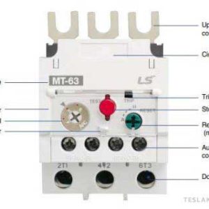 بی متال ( رله حرارتی/ اضافه جریان) LS مدل MT400 3H تنظیمات 200 : 330