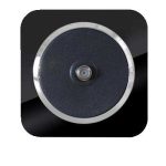 کلید و پریز آدا پلکسی مشکی زه نقره ای دلند(مکانیزم+قاب+زه)/فیش آنتن sat