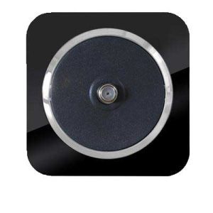 کلید و پریز آدا پلکسی مشکی زه نقره ای دلند(مکانیزم+قاب+زه)/فیش آنتن sat