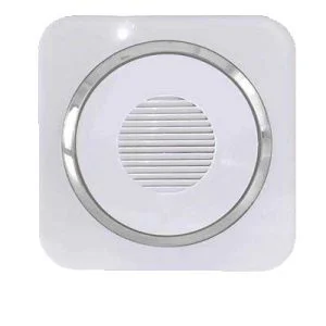 کلید و پریز آدا پلکسی سفید زه نقره ای دلند(مکانیزم+قاب+زه) / زنگ اخبار