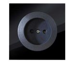 کلید و پریز آوا پلکسی مشکی دلند پلاس/پریز برق