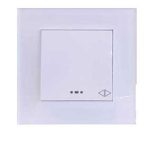 کلید و پریز مدل آسا پلکسی سفید برند دلند (مکانیزم +قاب ) / کلیدکراکس(صلیبی)