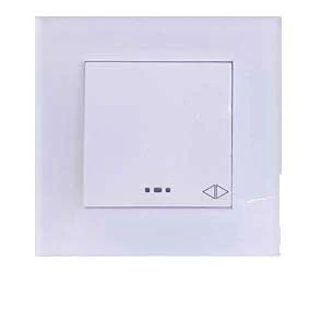 کلید و پریز مدل آسا پلکسی سفید برند دلند (مکانیزم +قاب ) / کلیدکراکس(صلیبی)