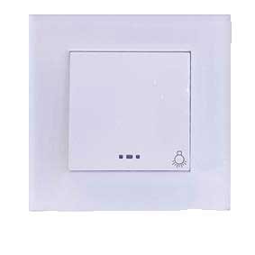 کلید و پریز مدل آسا پلکسی سفید برند دلند (مکانیزم +قاب ) / شاسی راه پله