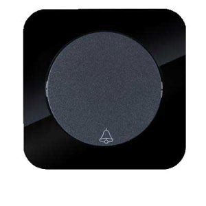 کلید و پریز آدا پلکسی مشکی دلند پلاس /شاسی زنگ(مکانیزم+قاب)