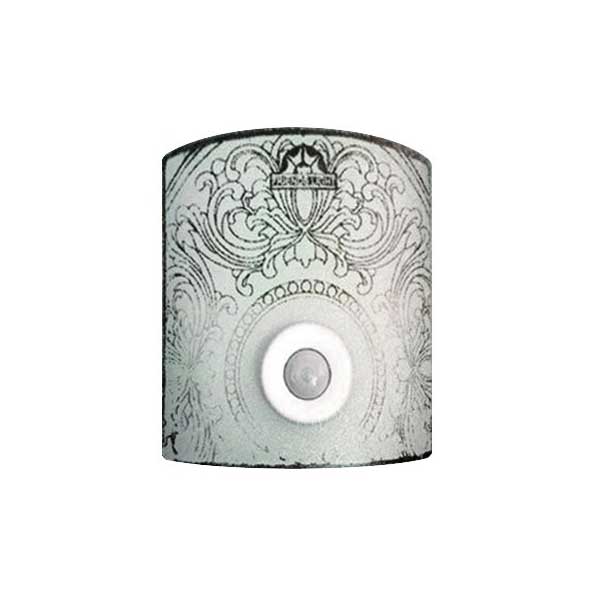 چراغ دیواری سنسور دار دوستان مدل میخک شیشه ای چهارگوش