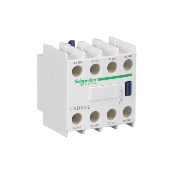 کنتاکت کمکی قابل نصب روی کنتاکتور اشنایدر مدل LADN22 -2NO2NC