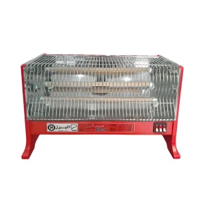 بخاری برقی 3 شعله 2000 وات بدون فن المنت سفالی البرز