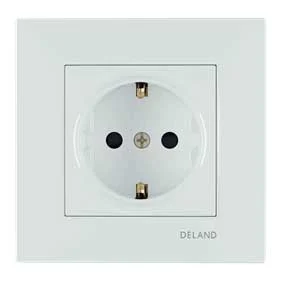 کلید و پریز مدل آسا برند دلند / پریزبرق ارت