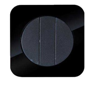 کلید و پریز آدا پلکسی مشکی دلند پلاس /کلید سه پل(مکانیزم+قاب)