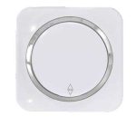 کلید و پریز آدا پلکسی سفید زه نقره ای دلند(مکانیزم+قاب+زه) / کلید تبدیل