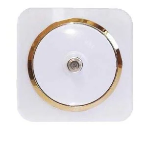 کلید و پریز آدا پلکسی سفید زه طلایی دلند (مکانیزم+قاب+زه) / فیش آنتن sat