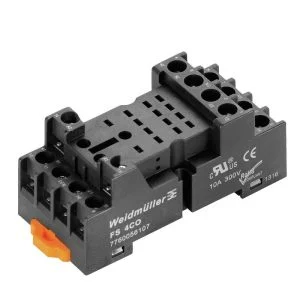 سوکت مدل FS 2CO برای رله شیشه ای D-SERIES DRM واید مولر Weidmüller نوع 2NO2NC