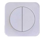 کلید و پریز آدا پلکسی سفید دلند پلاس /کلید دو پل(مکانیزم+قاب)