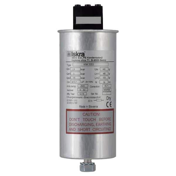 خازن سه فاز سیلندری 40-440 ISKRA ایسکرا مدل KNK3053 ND