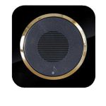 کلید و پریز آدا پلکسی مشکی زه طلایی دلند(مکانیزم+قاب+زه) / زنگ ملودی