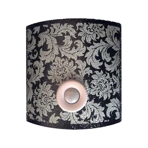 چراغ دیواری سنسور دار چهارگوش دوستان مدل پاتریس شیشه ای