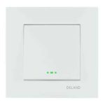 کلید و پریز مدل آسا برند دلند / کلید یک پل