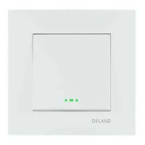 کلید و پریز مدل آسا برند دلند / کلید یک پل