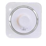 کلید و پریز آدا پلکسی سفید زه نقره ای دلند(مکانیزم+قاب+زه) / دیمر فن 800 وات