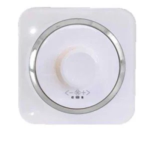 کلید و پریز آدا پلکسی سفید زه نقره ای دلند(مکانیزم+قاب+زه) / دیمر فن 800 وات