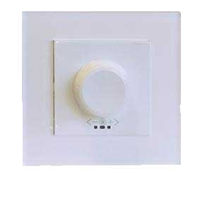 کلید و پریز مدل آسا پلکسی سفید برند دلند (مکانیزم +قاب ) / دیمرفن