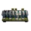 برد رله 8 تایی 16 آمپر ولتاژ تحریک 24VDC حاوی 8 عدد رله فیندر 4061.9024.0000