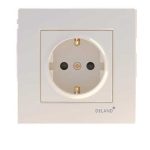 کلید و پریز آسا کرم دلند پلاس/پریز برق ارت دار