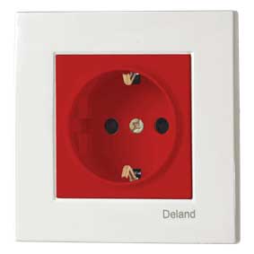 کلید و پریز مدل آسا برند دلند / پریزارت محافظ دار ups